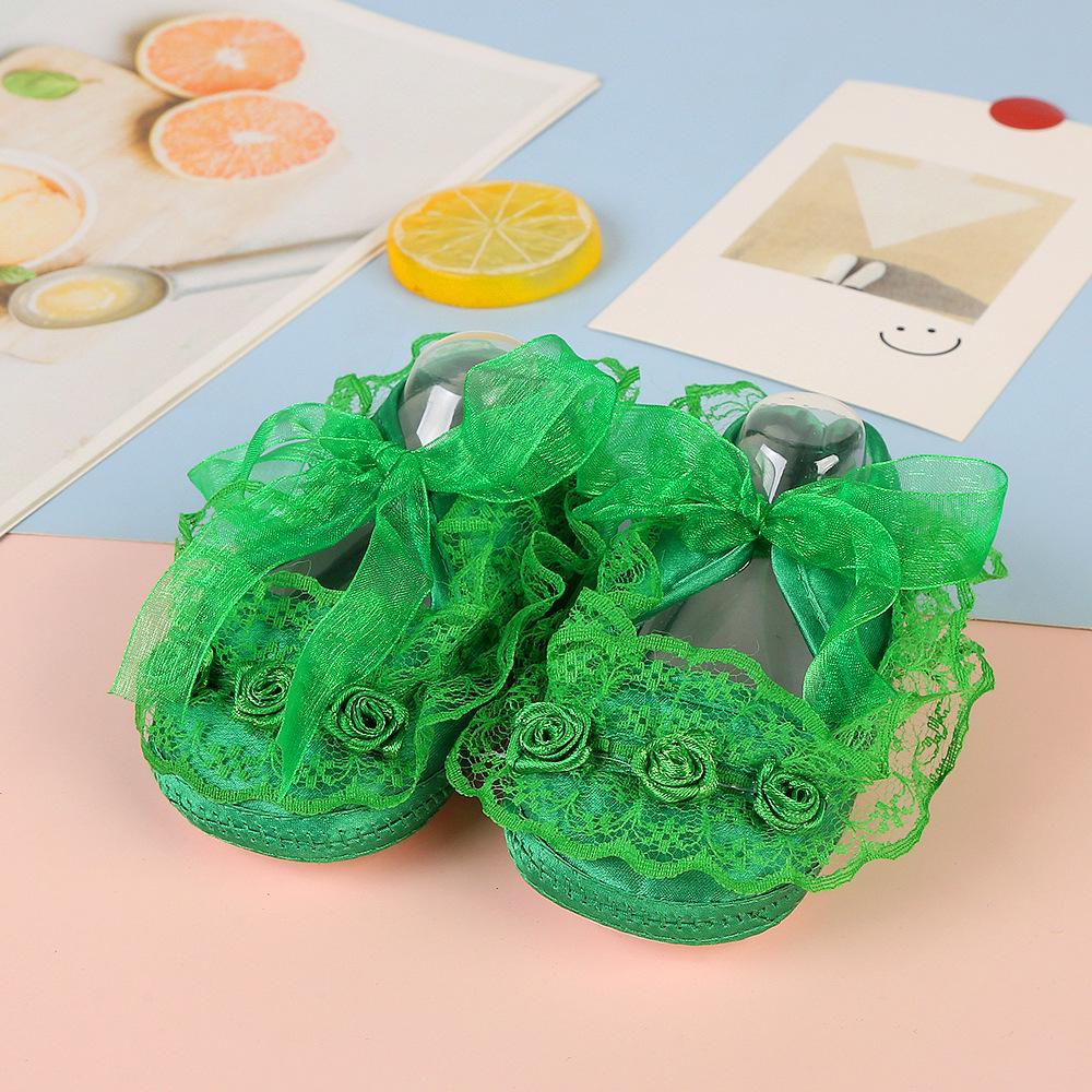 Lace Princess Baby Shoes: Soft Sole, Anti-Slip Cotton Shoes for Spring & Autumn
