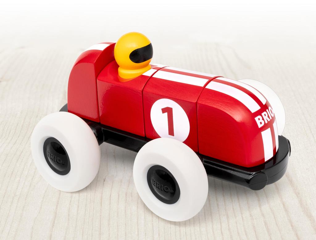BRIO Magnetic Racing Car (vehicle, Race Car) 30485 (12 Months ~)