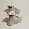 Plush Women's Snow Boots Fashion High-top Cotton Shoes Ladies Waterproof Warm Outdoor Walking Shoes Anti-slip Boots