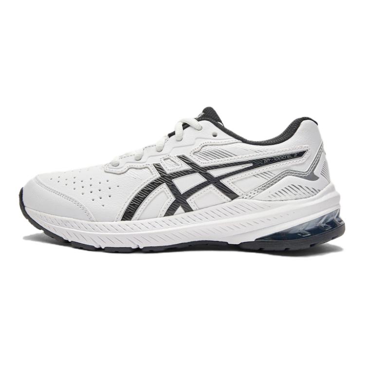 

ASICS Abrasion Resistant Rebound Breathable Support Kids Running Shoes White Black Unisex 1134A016-118 39.5