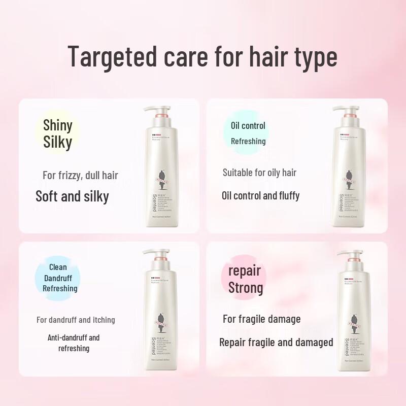 Adoufu Essential Oil Anti-Dandruff & Oil Control Shampoo Set