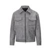 Herfstjassen Oversized Casual Dameskleding High Street Zakken Revers Rits Suède Dikke Jas Heren Windbreaker Los