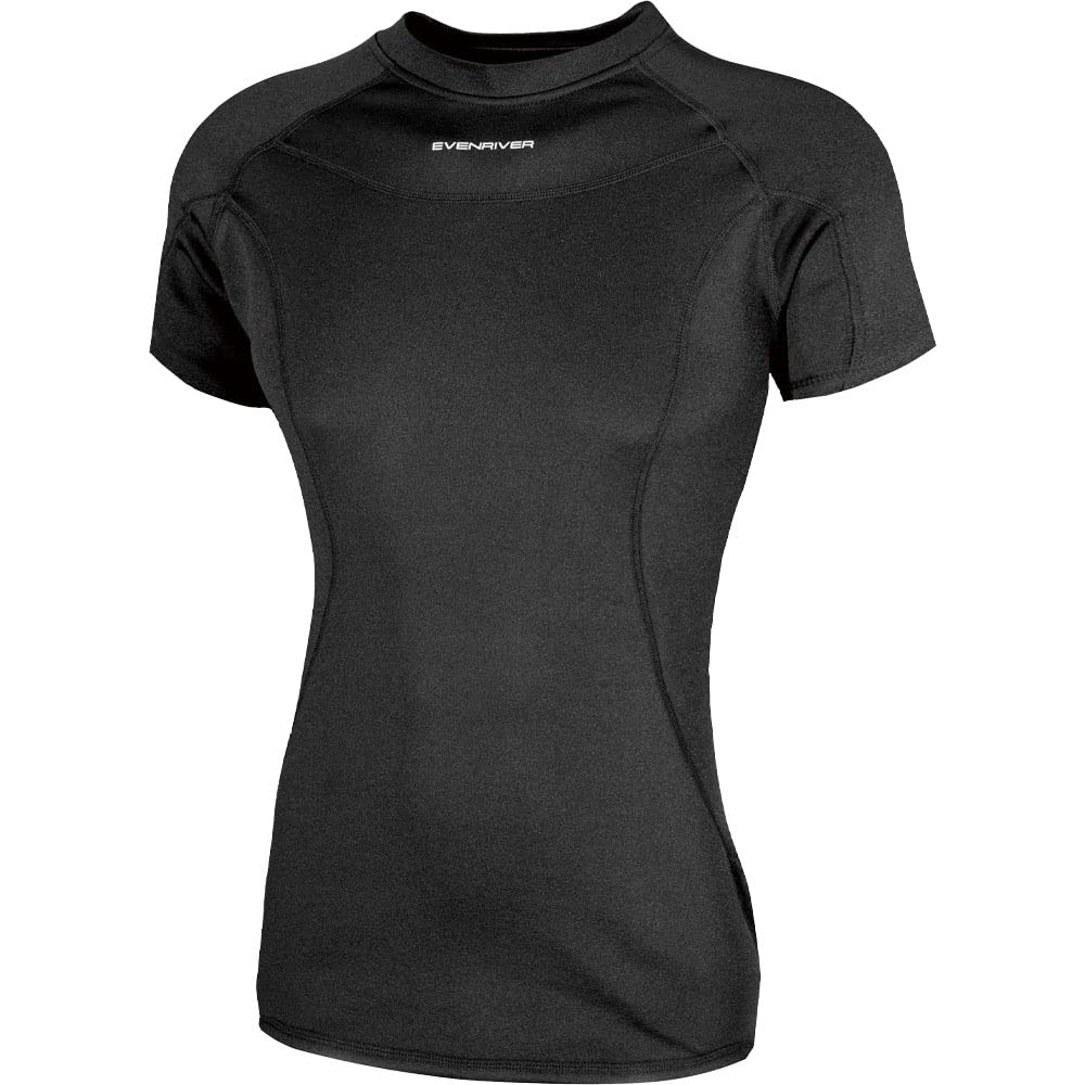 

Even River Ice Compression Neo Crew Neck Short Sleeve Spring/Summer Jacket, Black, GTX05 05 L