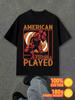 Top Y2K American Football Player Shirts Black