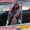 Naklejki na samochód Cyberpunk Girl, Pokrywa dekoracyjna słupka B, Kolumny środkowej samochodu, Osłona przed zarysowaniami, Wodoodporne, Odporne na słońce, Naklejki winylowe, Akcesoria