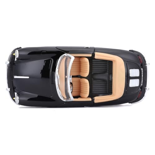 Bburago 1/24 Scale Porsche 356B Cabriolet 1961 Black / Diecast Model Car, Finished Product, 18-22078 [Parallel Import]