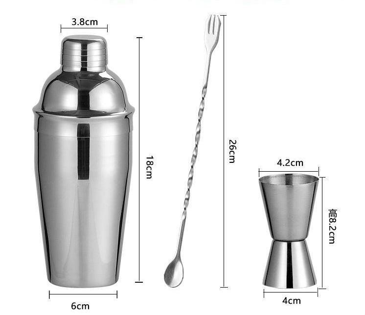 Cocktail Shaker Set Martini Shaker Set Bartender Set with Margarita Mixer Drink Shaker,Measuring Jigger Mixing Spoon Bar Tools