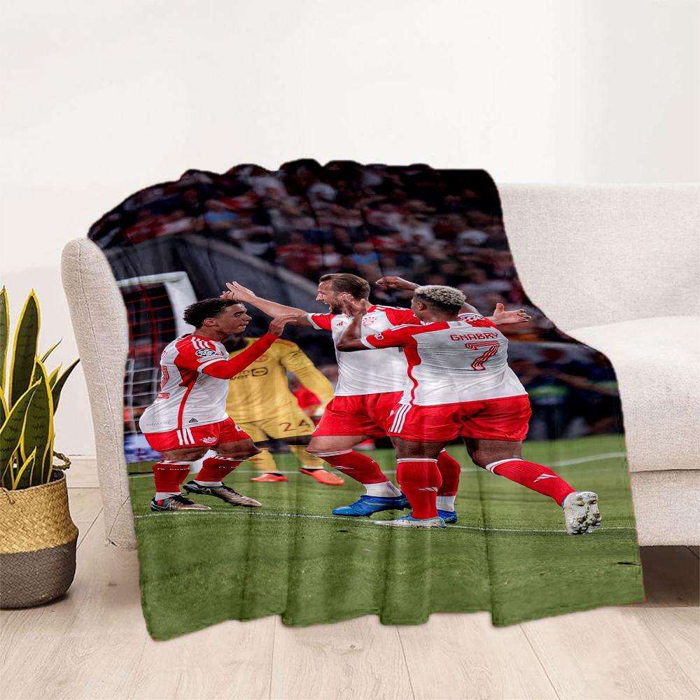 Bayern Munich Blanket Soft & Cozy Great for Seaside Bed Chair for All Occasions Playful Design Ideal Gift for Friends Family Couples Picnic