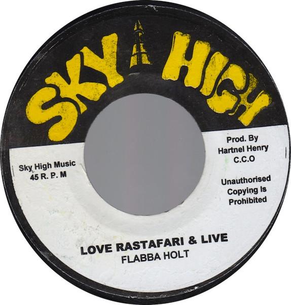 

7inch Record ERROL FLABBA HOLT - Love Rastafari & Live NONE Sky High Jamaica Reggae, Ska & Dub Used