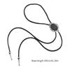 1pc/3PCS Bolo Tie for Male Western Cowboy Style Necktie with Gemstones Buckle Ornaments Masquerades Costume Supply