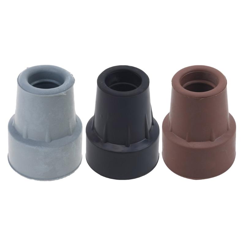 Walking Stick Pad Buffers Trekking Poles Cane Tip Protector Hiking Poles Tip Nonslip Foot Cover Hiking Accessories