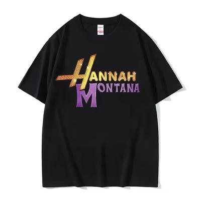 Ζεστά Κλασικά Αμερικανικά TV Series Hannah Montana Μπλουζάκια για Θαυμαστές Γυναίκες Άνδρες Μοντέρνο Στυλ Γραφικό T Shirt Κορίτσια Αστείο Streetwear