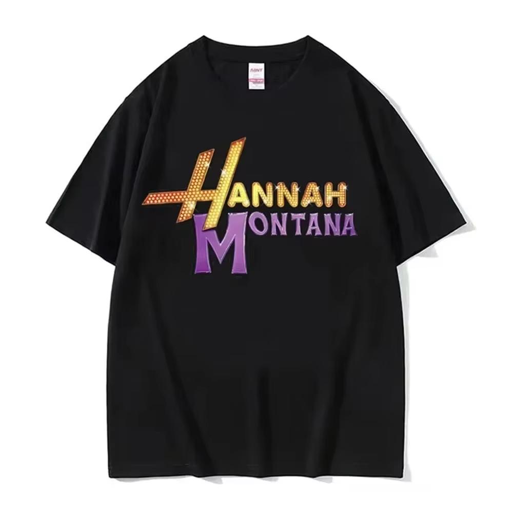 

Hot Classic American TV Series Hannah Montana Tees for Fans Women Men Modern Style Graphic T Shirt Girls Funny Streetwear 4XL