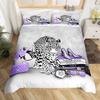 Silver Glitter Bedding Set Bling Party Decorations Duvet Cover For Kids Boys Girls Teens Diamond Comforter Cover Room Decor 3Pcs