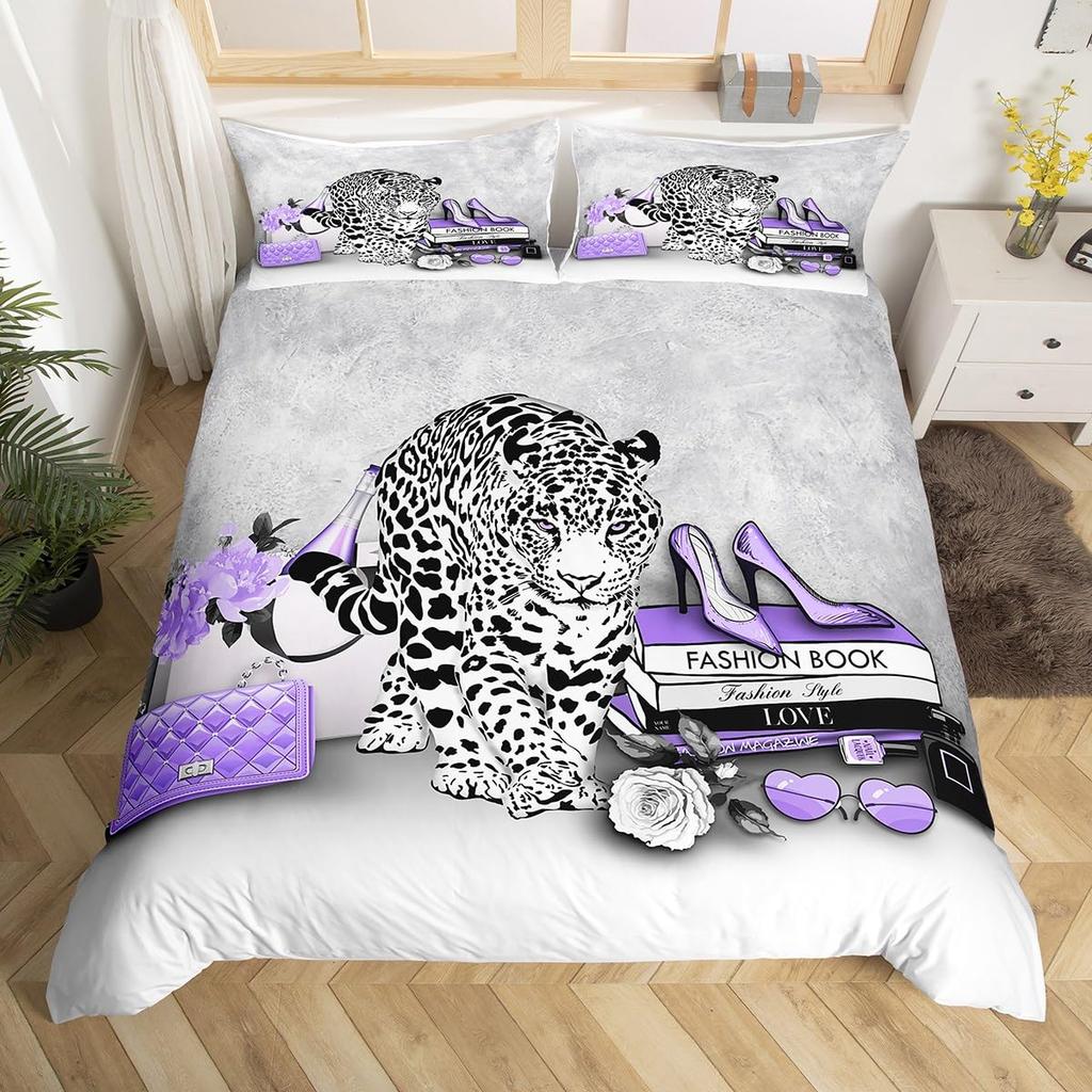 Silver Glitter Bedding Set Bling Party Decorations Duvet Cover For Kids Boys Girls Teens Diamond Comforter Cover Room Decor 3Pcs