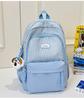 Schoolbag Sweet Japanese Literary Plaid Backpack Korean Version Middle and High School Student Computer School Bag Casual Lightweight Versatile 