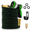 Expandable Garden Hose - AIMOONSA - 30 M (100 Ft) - 10 Spray Modes - 1/2" & Fittings; 3/4" - Green
