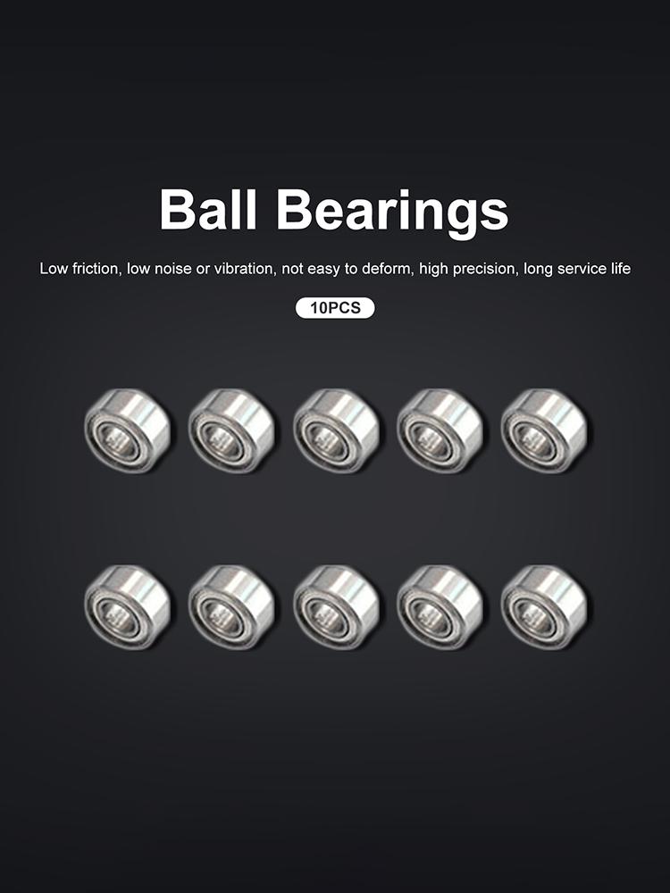 10pcs Inline Roller Skate Bearing 3x10x4mm 623zz Miniature Ball Bearings Carbon Steel Longboard Bearing Deep Groove for Scooter