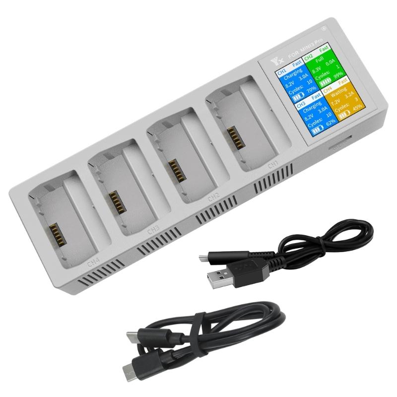 Portable Rapid Multi-Parallel Charger Charging Hub for 3 Rone Light Weight Battery Charger Box USB Port