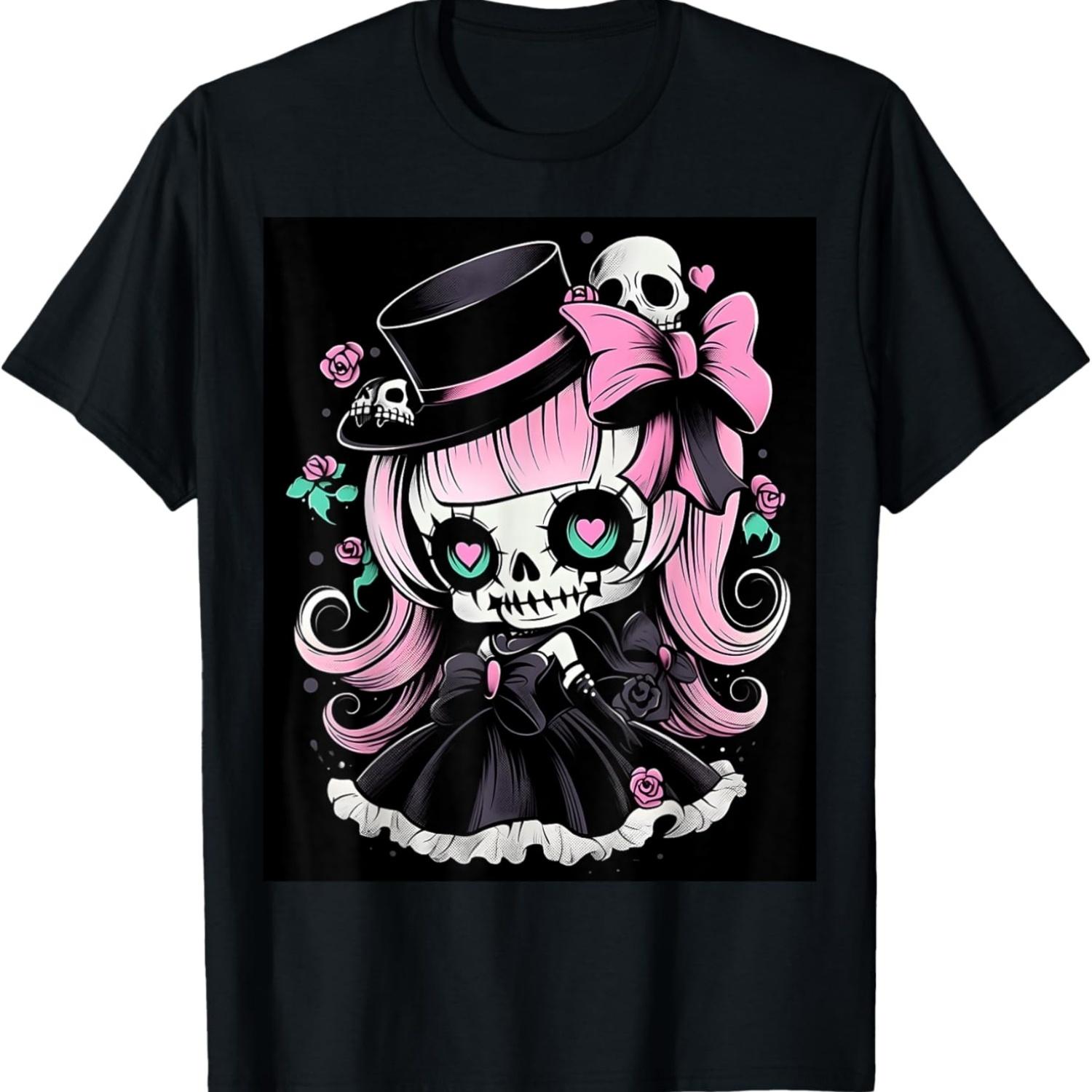 Mysterious Charms_ Halloween Witch Graphic T-Shirt S чёрный