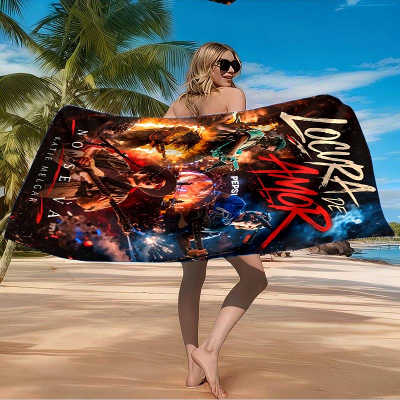 Morat Music Cover Art Beach Towel Microfiber Beach Towel, Lightweight and Quick-Dry, for Summer Travel, Swimming Pool Fan Birthday Gift