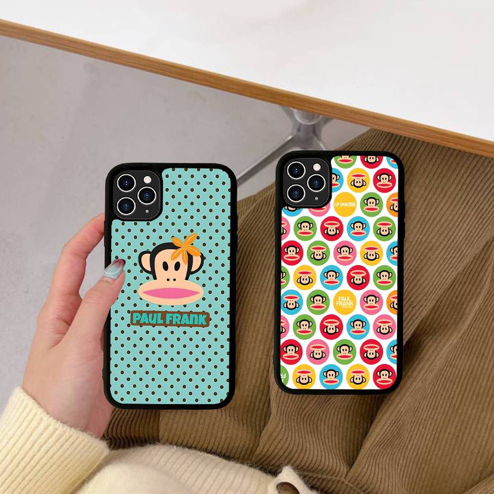 Fashion Logo P-Paul F-Frank PC+TPU Phone Case For IPhone 17 16 15 14 PRO MAX 11 12 13 PLUS MINI Cover