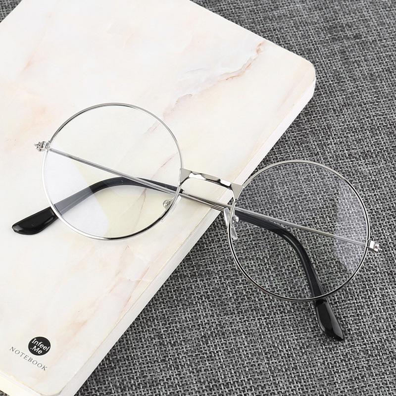 Retro Unisex Round Lightweight Anti-Blue Light Glasses