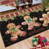 Gingerbread Man Carpet Christmas Tree Christmas Floor Mat Terrace Living Room Bedroom Balcony Camping Outdoor Carpet Decoration