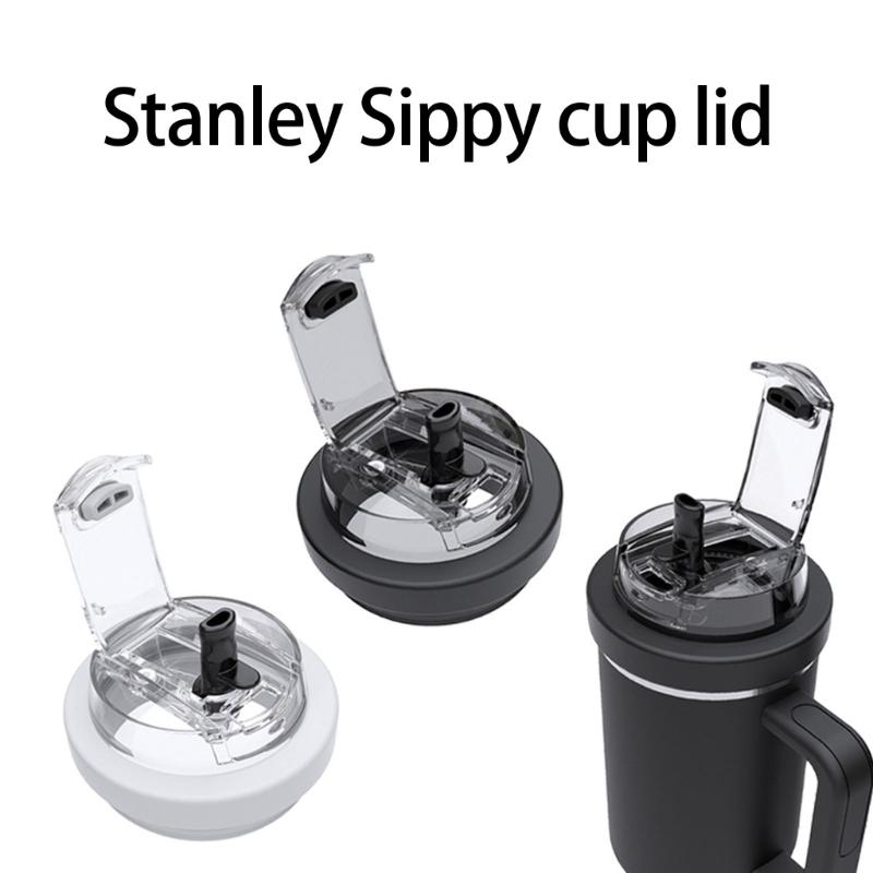 Replacement Lid For 40oz Tumblers Leak Proof Silicone Straw Cover Accessory For Drinkware Hygienes Protections