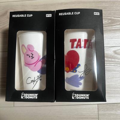 [GEBRAUCHT] BT21 Dunkin' Donuts Becher Wiederverwendbarer Becher