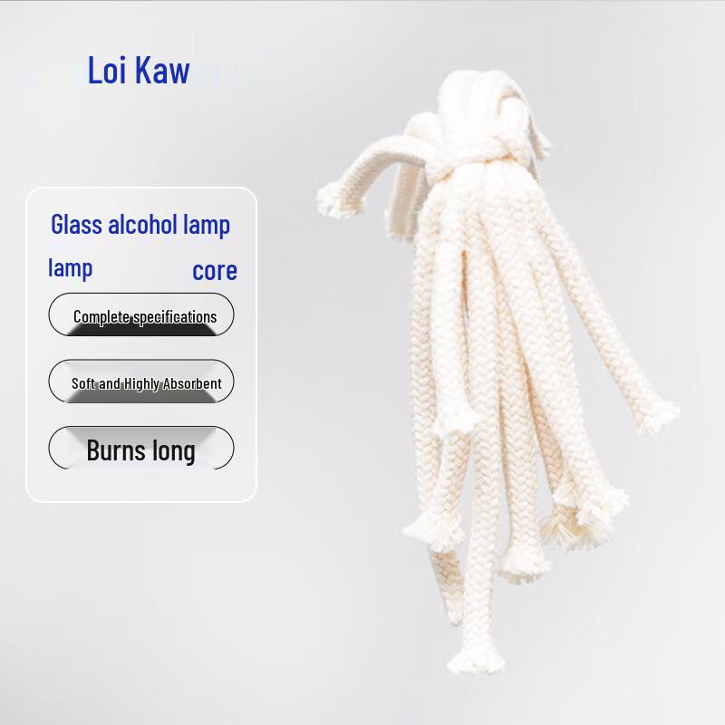 Laboratory Glass Alcohol Lamp Wicks 10 Wicks