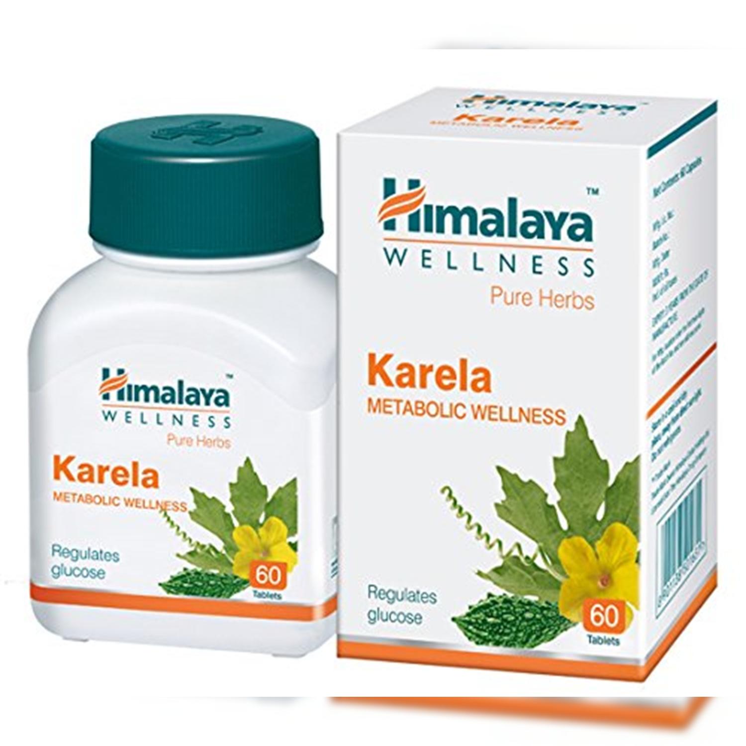 

Himalaya Himalaya Wellness Pure Herbs Karela Metabolic Wellness - 60 Tablets X Pack of 3