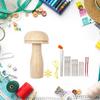 Cute Darning Set with Mushroom Shape Wooden Darner Sewing Tool Kit for Darning Socks Pants Sweaters DIY Sewing Crafts