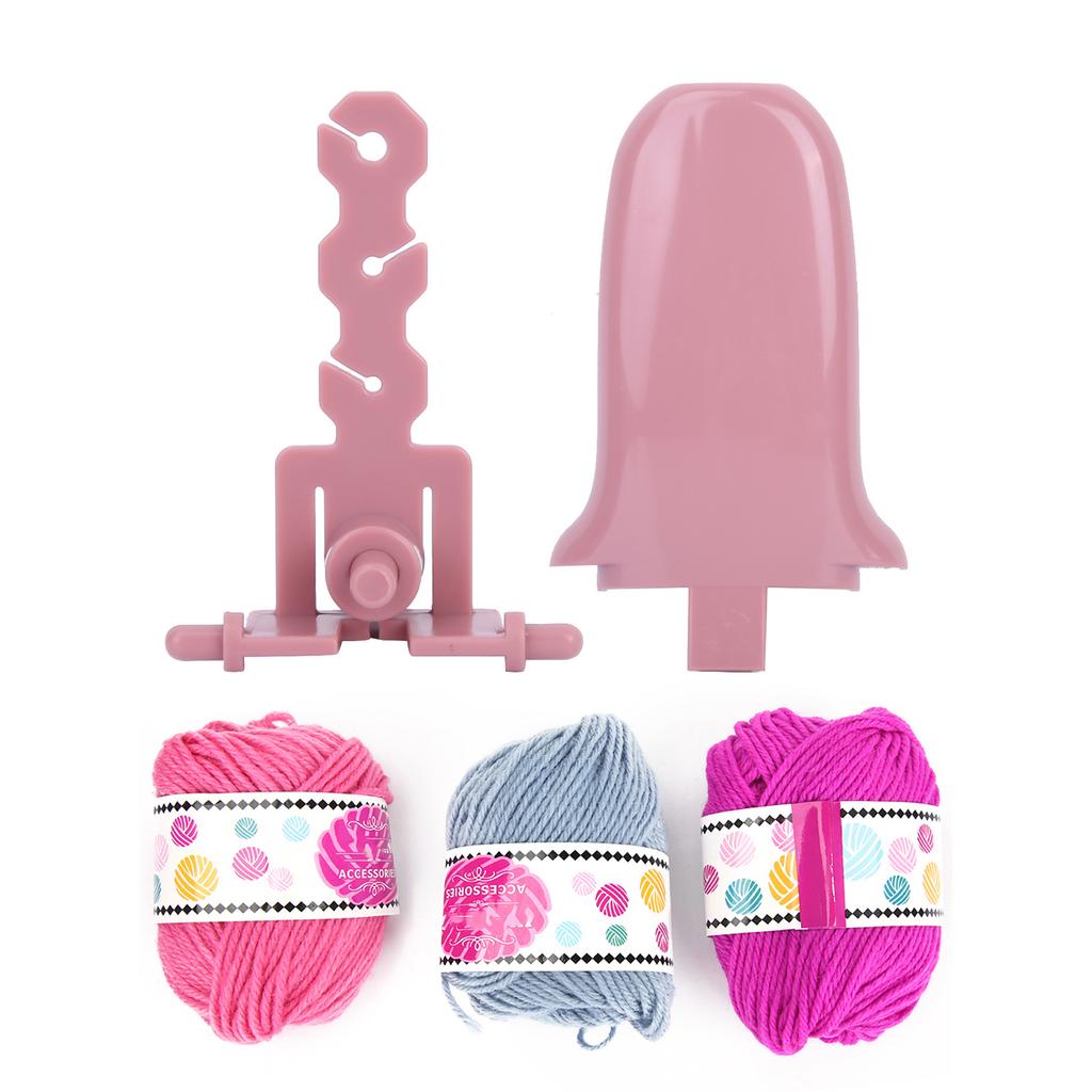 DIY Plastic Hand Knitting Sewing Machine Children Weaving Toy Tool Accessories(40 Needles)