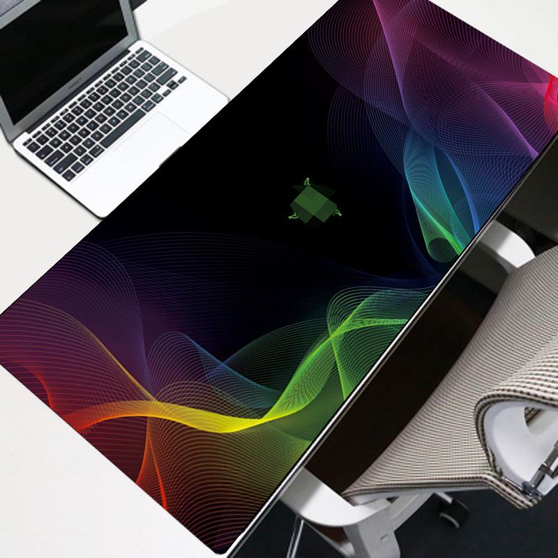 LOL Chicken Eating Gaming Mouse Pad with Shortcut Keys - Large Desk Pad for Office or Internet Cafe, Customizable Gift