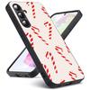 Candy Canes For Samsung Galaxy S25 S24 S23 Ultra S22 S21 Plus S20 Black Soft Silicone Protective Case
