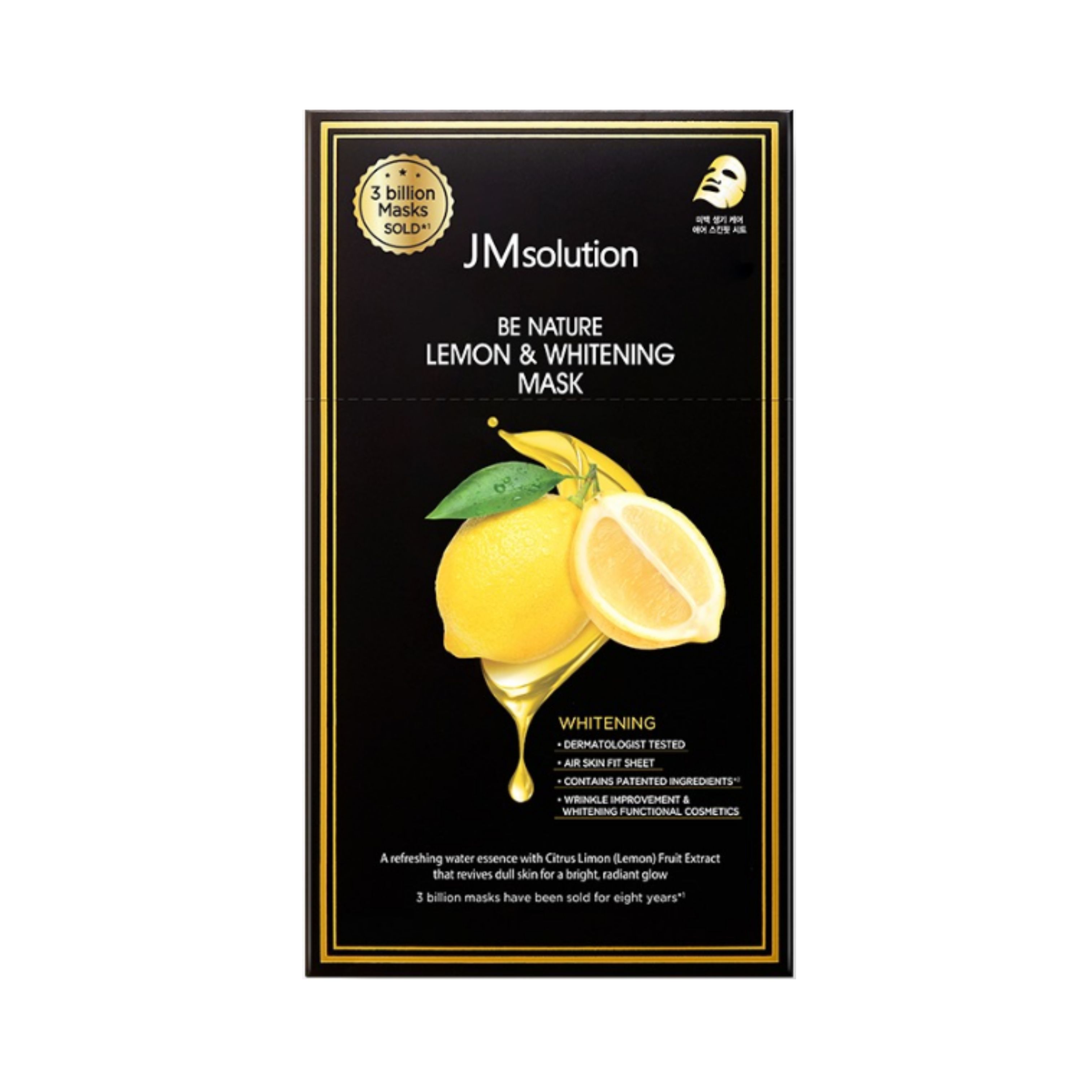 JMsolution Be Nature Lemon & Whitening Mask 24ml x 10ea