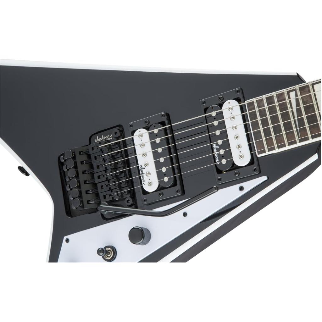 Series Rhoads JS32 Amaranth Fingerboard Black with White Bevels Jackson/JS