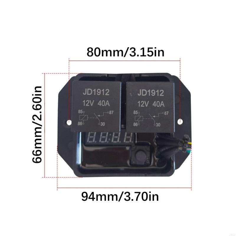 28GC Convenient Radiator Fan Controller 12V 40A 104-230°F Adjustable Temperature