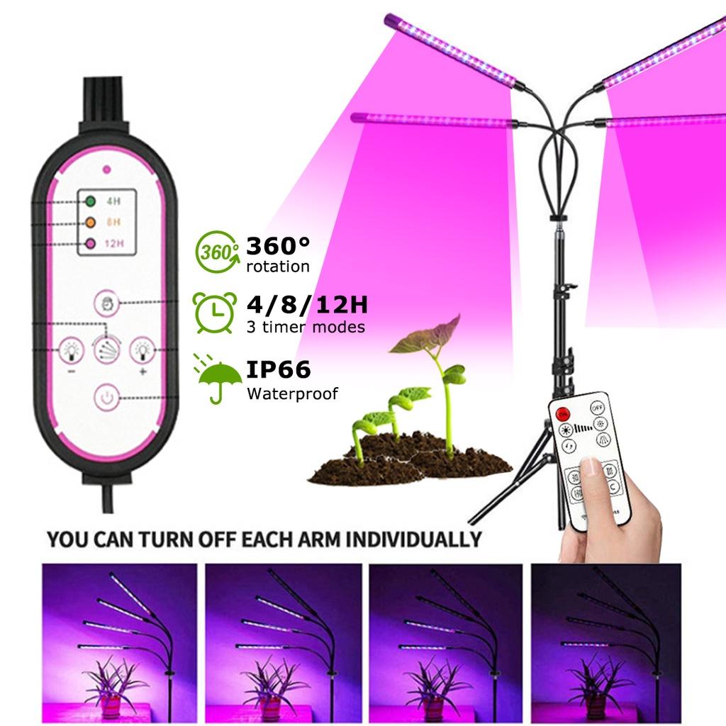 5V USB LED Grow Light LED Plant Light Full Spectrum Phyto Lamp With Tripod Stand For Indoor Vegetable Flower Seedling