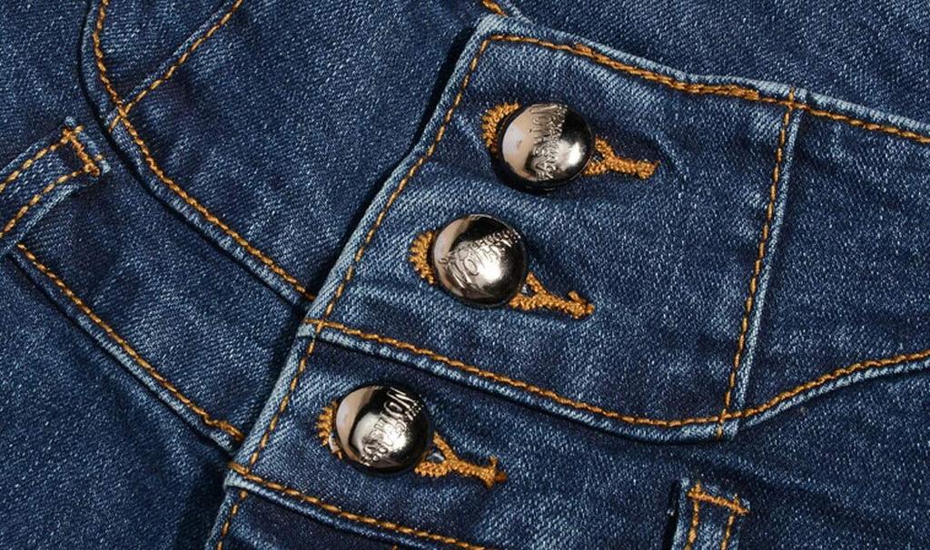 Teddy Skinny Denim Perfekt für den Herbst und Hosen Größe 27 Jeans für Damen, Fleece gefüttert, Stretch, Warm, High-Waisted Jeans, Winter, (Indigo, (Klein))