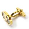 Used Dunhill Cuffs Metal Gold Gold Plating