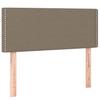 Box Spring Bed with Mattress Taupe 90 x 200 cm Fabric