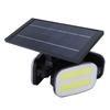 Solar Wall Light Outdoor Dual Induction System Threespeed Light Mode Split Design IP65 Waterproof