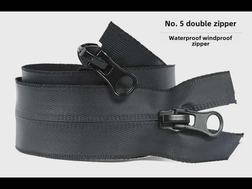 No. 5 Double-Sided Waterproof Nylon Zipper for Raincoats and Tents