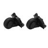 1 Pair Luggage Swivel Casters Plastic Mute Suitcase Swivel Wheel Repalcement Black A65