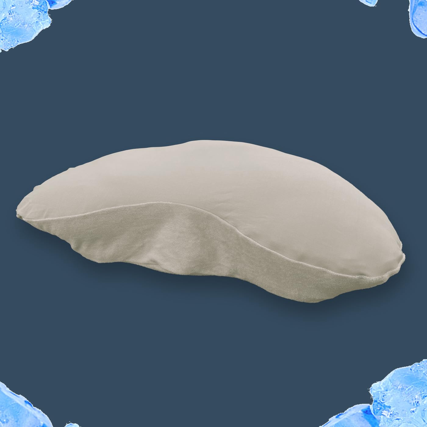 

Подушка для сна на боку YOKONEGU, прибл.. 72см x 43см [Только подушка] (Наволочка в комплекте, Охлаждающий материал, Серый)