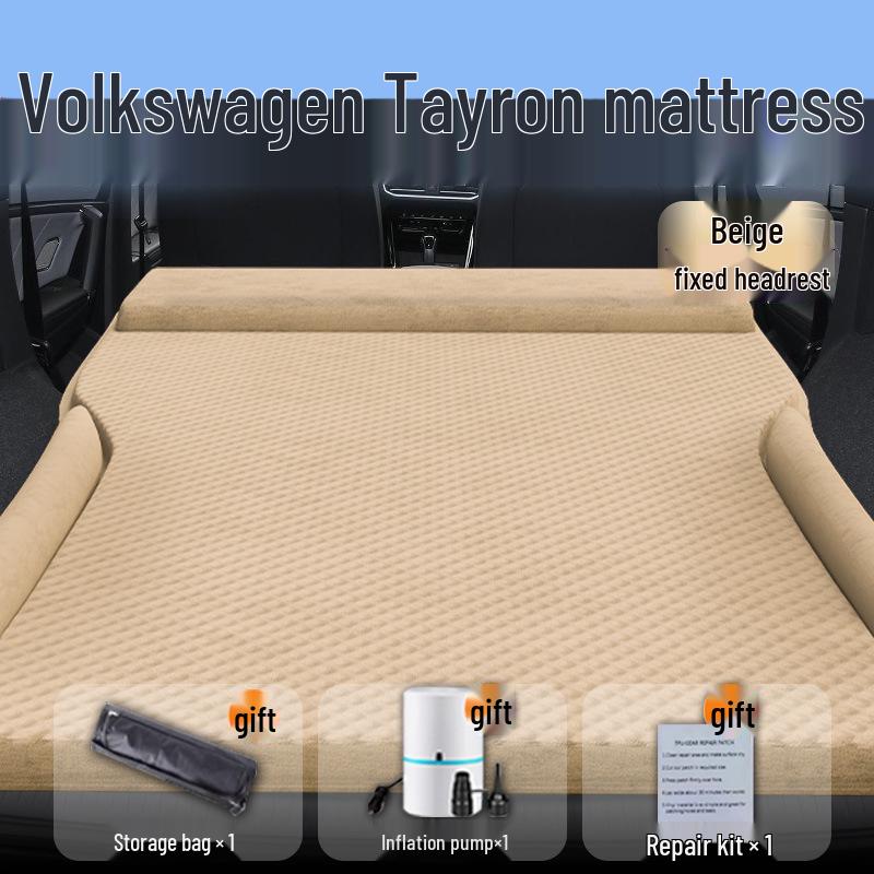 2024 Volkswagen Tayron Rear Seat Inflatable Mattress for Trunk and Sleeping Pad