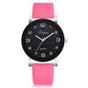 Lvpai Women's Casual Quartz Leather Band Watch Analog Valentine Gift Crystal Stainless Steel