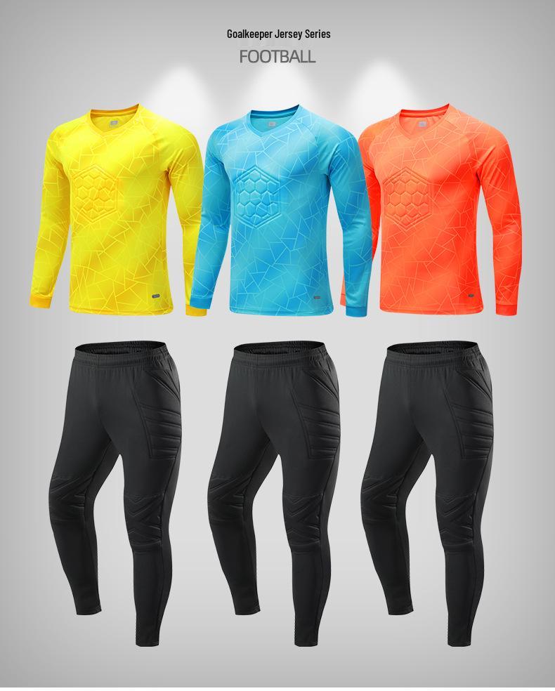 Herren Langarm Torwart Trainings- und Spiel Fußballtrikot